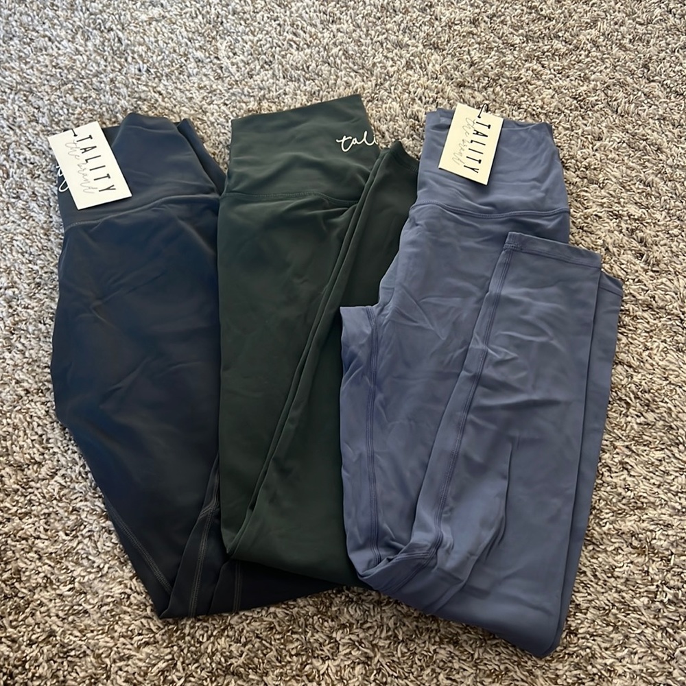 Three workout leggings